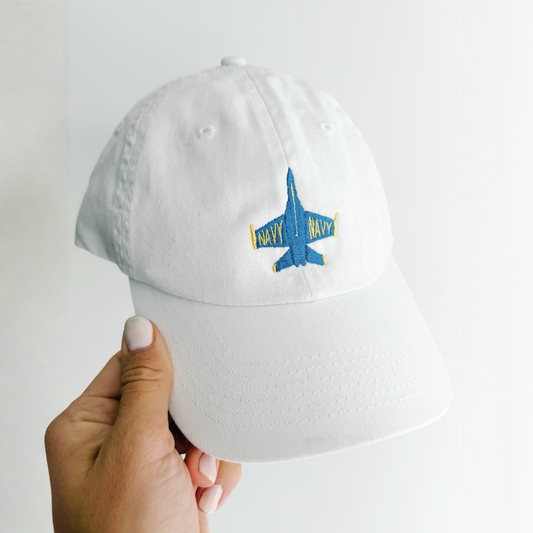 *MADE TO ORDER* Blue Angels Embroidered Dad Hats