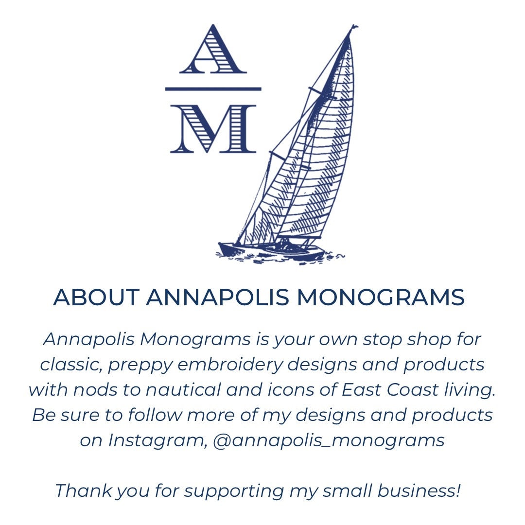 Monobream Fish Fish Monogram Embroidery Frame Design, 5 Sizes – annapolismonograms