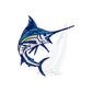 Mini Embroidery Design, Marlin Fish, Sketch Fill, Machine Embroidery File, 3 Sizes