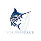 Mini Embroidery Design, Marlin Fish, Sketch Fill, Machine Embroidery File, 3 Sizes