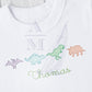 Sketch Fill Dinosaur Embroidery Design, Prehistoric Stegosaurus, T-Rex, Pterodactyl and Triceratops, Perfect for any Dino lover, 4 sizes