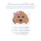 Mini Cockapoo or Labradoodle Girl Puppy Embroidery Design with Bow for Machine Embroidery, 1", 1.5" & 2" Tall