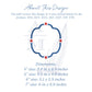 Patriotic Rope and Stars Monogram Frame Embroidery, Summer American, 5 Sizes,  Machine Embroidery Digital File