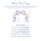Extra Large Bow Applique Embroidery Design,  8" to 12" Wide,  Machine Embroidery Digital File