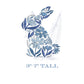 Floral Bunny Embroidery Design, Flowers and Leaves, Bunny Shape Silhouette Design, Create Multiple Styles with One Design, 5 Sizes