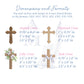 Cross Religious Embroidery Design Set of 4, Easter Baptism Communion,  3 Sizes,  Machine Embroidery Digital File